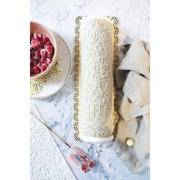 Tapis 3D en silicone à empreinte pour décoration de bûche Scrapcooking - Mathon - 3