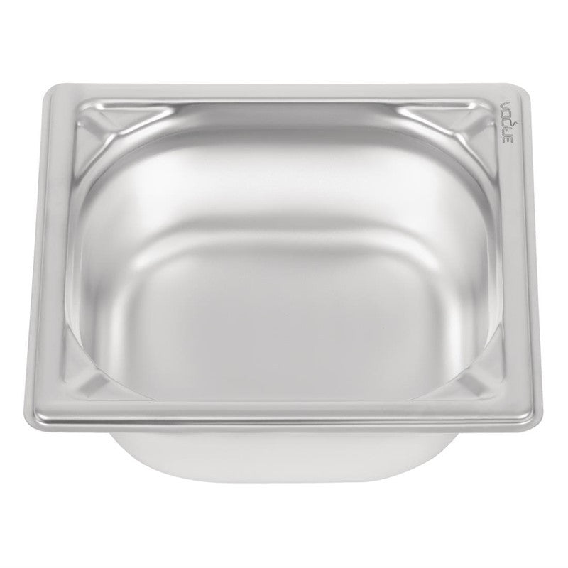 Bac Gastro Inox 18/10 GN 1/6 - P 65 mm - Vogue - Mathon - 3