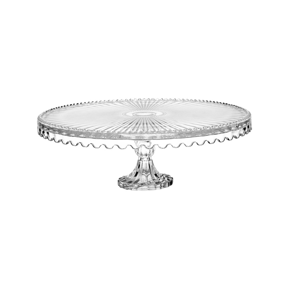 Plat à gâteaux sur pied Damla 32 cm Table passion - Mathon - 1