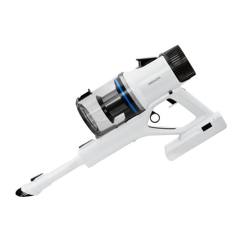 Aspirateur Balai Sans Fil - Medion Md11860 - 55 Min - 400 W - 2,500 Mah - Blanc / Gris Medion - Mathon - 3