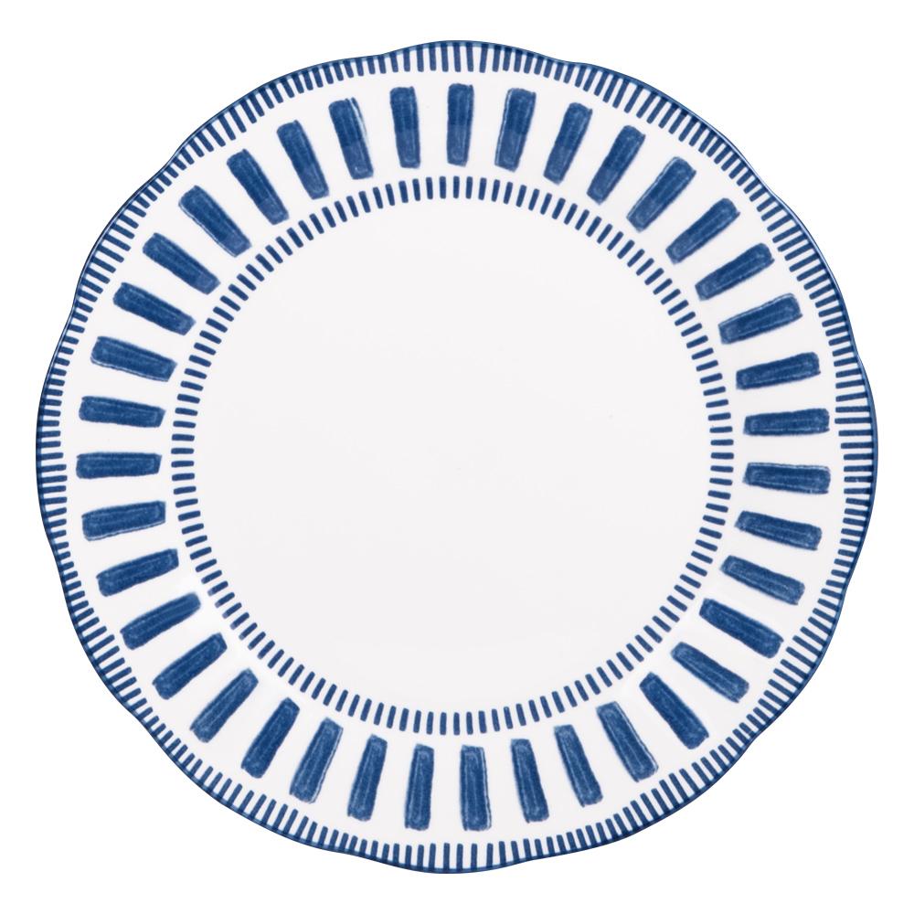 Assiette plate Napoli bleue 27 cm (lot de 6) Table passion - Mathon - 2