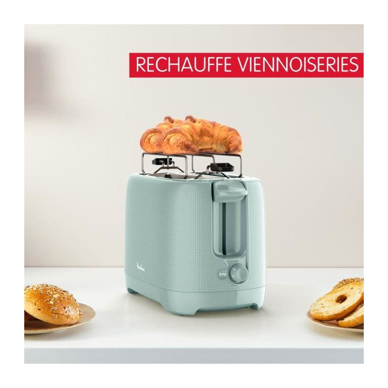 Grille-pain 2 Fentes, 7 Niveaux De Dorage, Réchauffe Viennoiseries, Fentes Larges, Poignée Surélévation, Morning Lt Moulinex - Mathon - 4