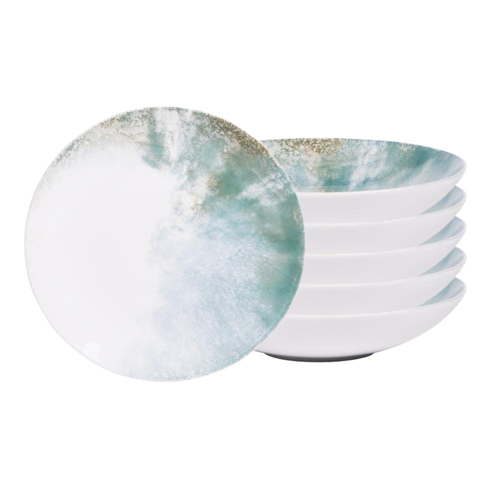 Assiette creuse Islande 22 cm (lot de 6) Table passion - Mathon - 1