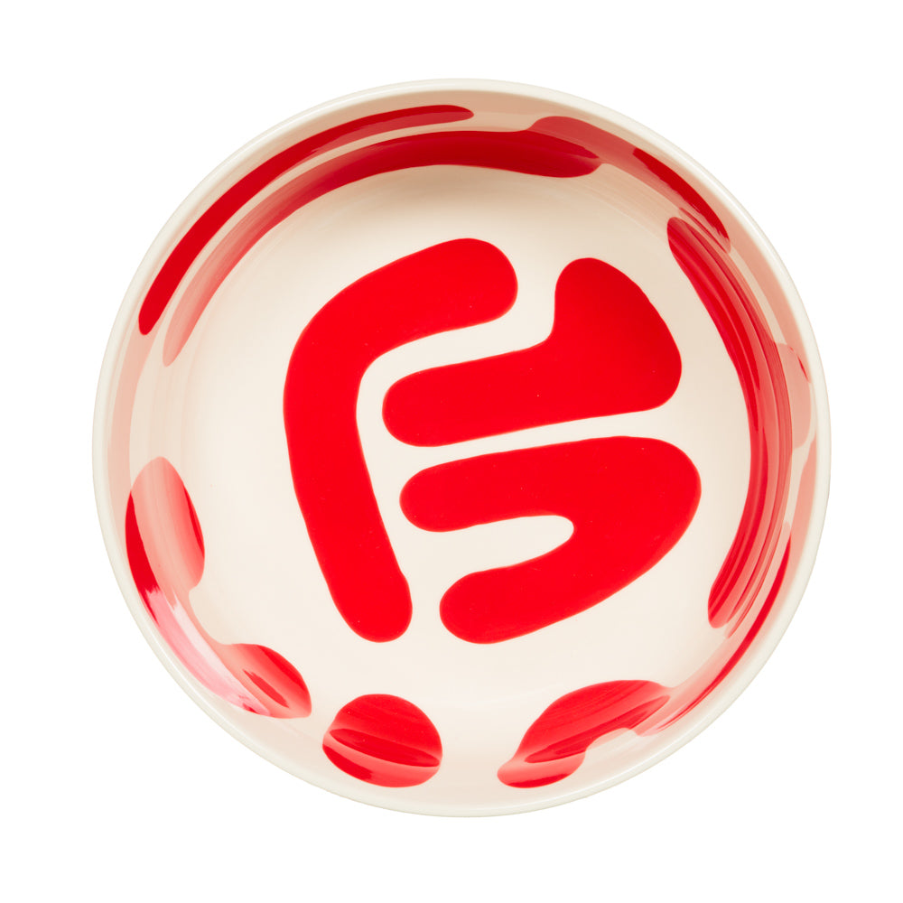 Saladier Lulli 26 cm rouge Table passion - Mathon - 2