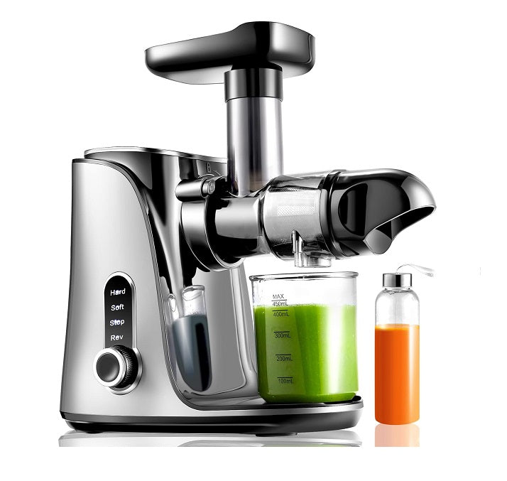 Extracteur de Jus électrique avec Double Vitesse 150W argent noir Vendos85 - Mathon