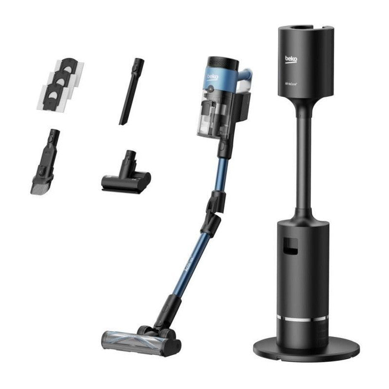 Beko Vrt96425vd - Aspirateur Balai Avec Station De Recharge Et De Vidange - Autonomie 60 Min - Filtre Epa E12 - 150 Aw Beko - Mathon - 1