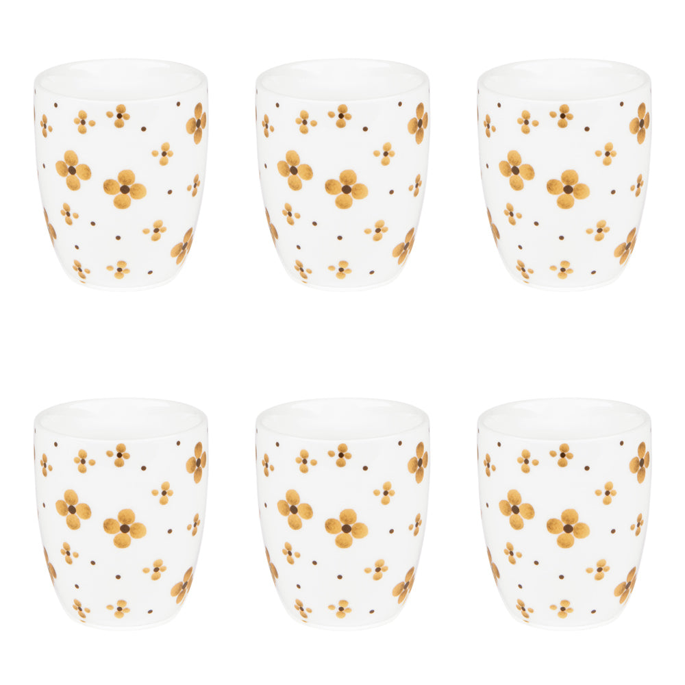 Coffret de 6 gobelets Eleor 6 cm Table passion - Mathon - 1