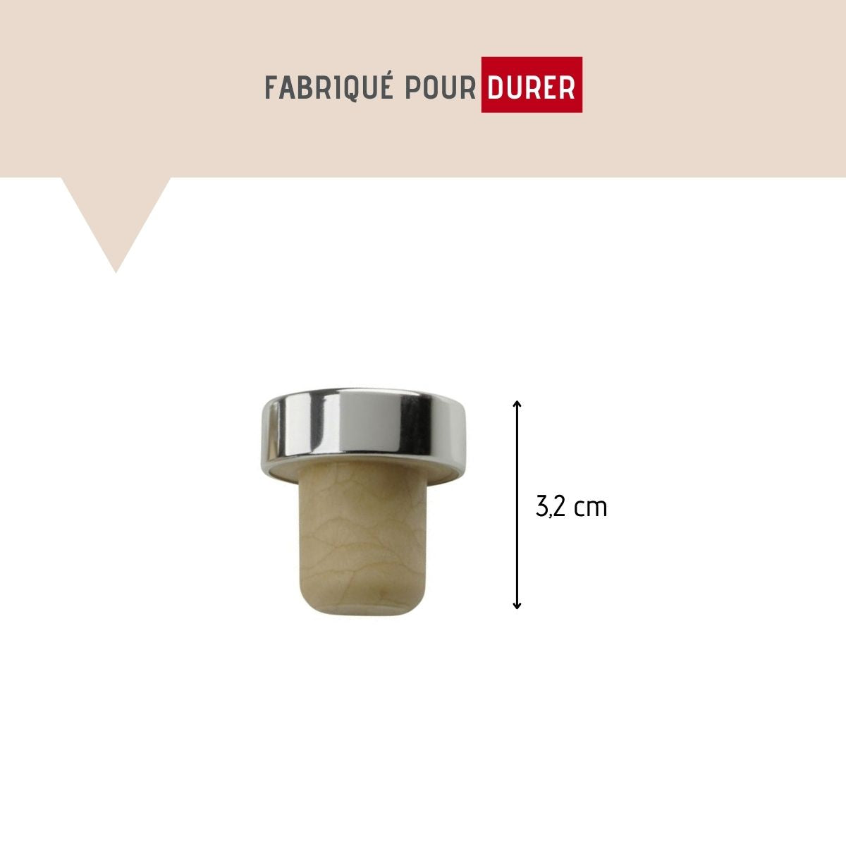 Lot de 4 bouchons à vin  Boissons FM Professional - Mathon - 3