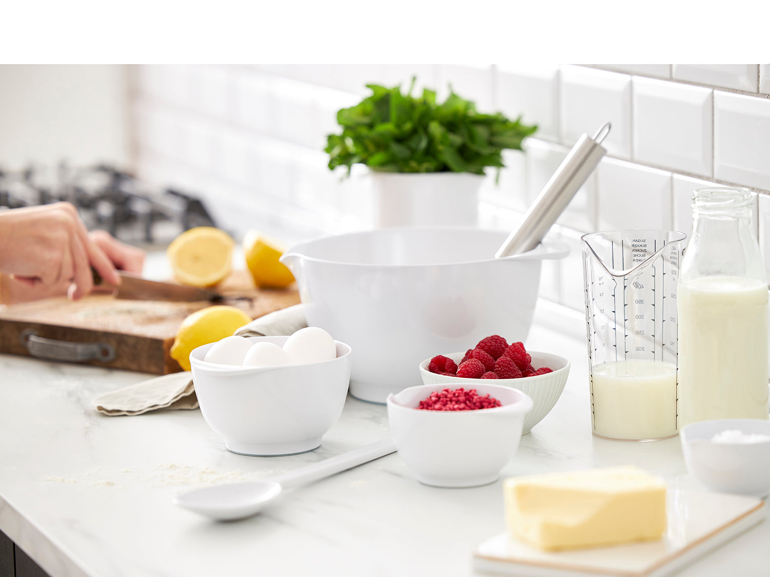 Pichet doseur CLASSIC 1l en plastique rigide Transparent Rosti - Mathon - 2