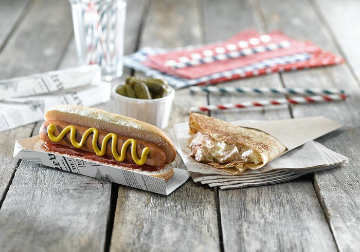 50Pcs - Support hot-dog carton impression journal  180x40x19mm FirstPack - Mathon - 2