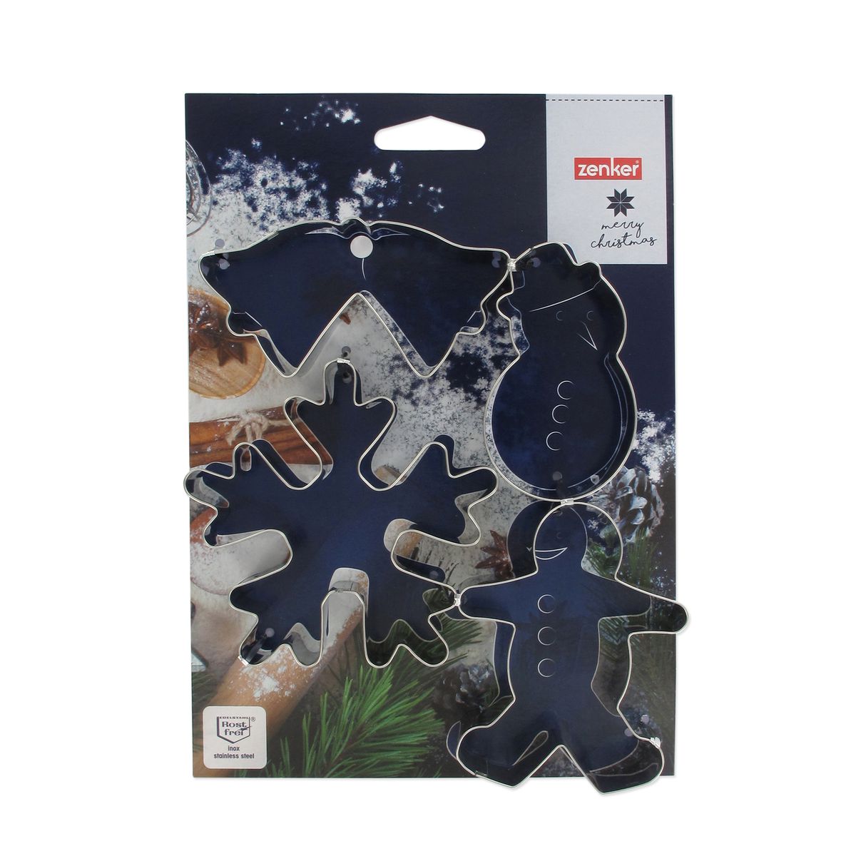 Lot de 4 emporte-pièces de Noël Zenker Emporte-pièces Zenker - Mathon - 5