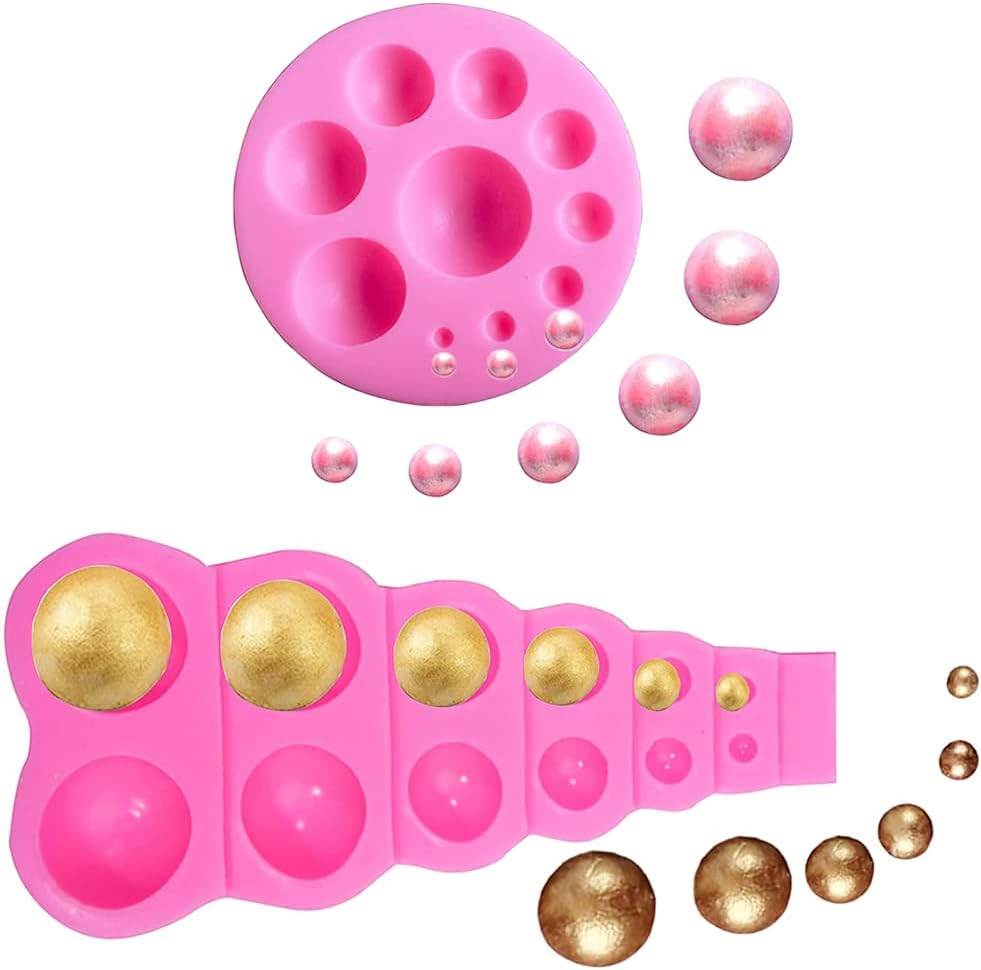 Moule Forme Demi Sphère Silicone 3D Fondant Vendos85 - Mathon