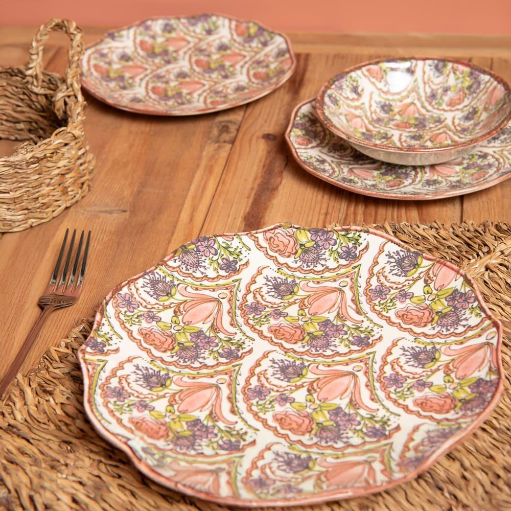 Assiette plate Jaipur 27 cm (lot de 6) Table passion - Mathon - 2