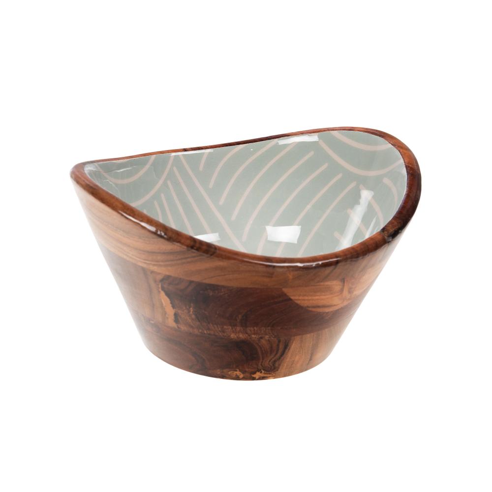 Saladier Positive amande 21 cm Amadeus - Mathon - 1