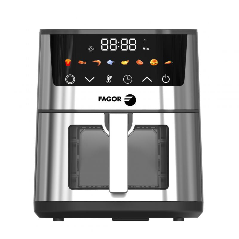 Friteuse à air chaud Air fryer 5L 1400W Argent Fagor FGAF220V Fagor - Mathon - 2