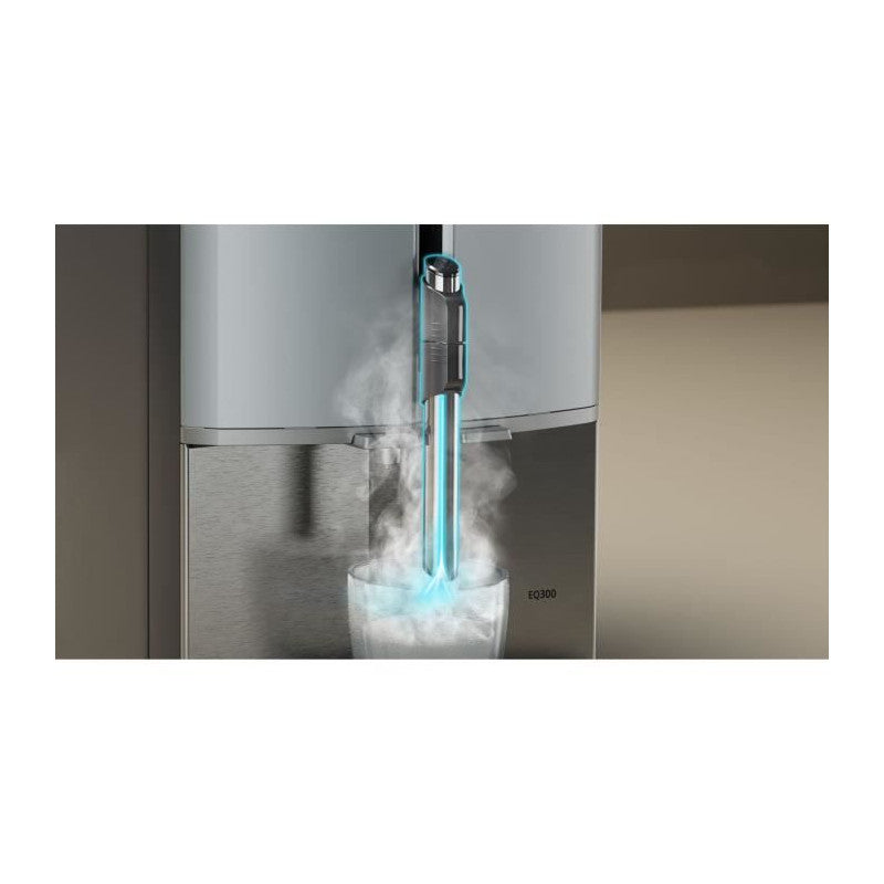 Machine à café siemens - 5 boissons, bac à grains 250g, réservoir d