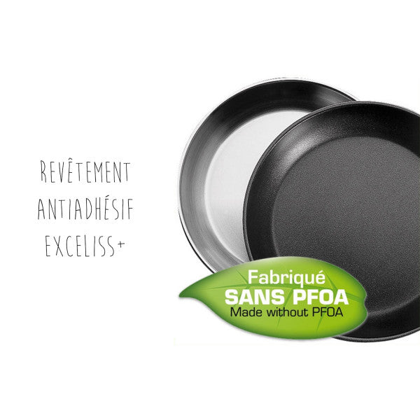 Poêle à crêpes inox antiadhérente Mutine sans manche 30 cm Cristel - Mathon - 2