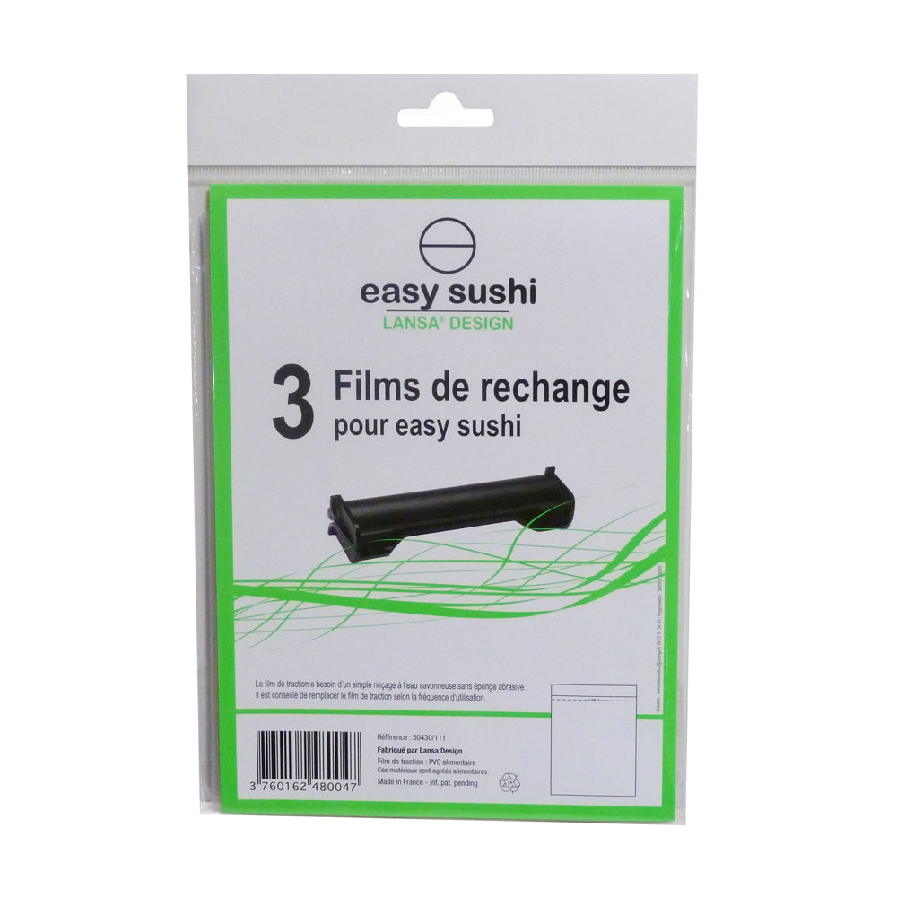 Sachet de 3 films rechange Easy Sushi - Mathon