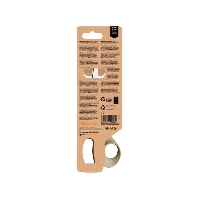 Ciseaux Renew Universel 21cm Premium Droitiers 100% Recyclable Fiskars - 1058094 Fiskars - Mathon - 5