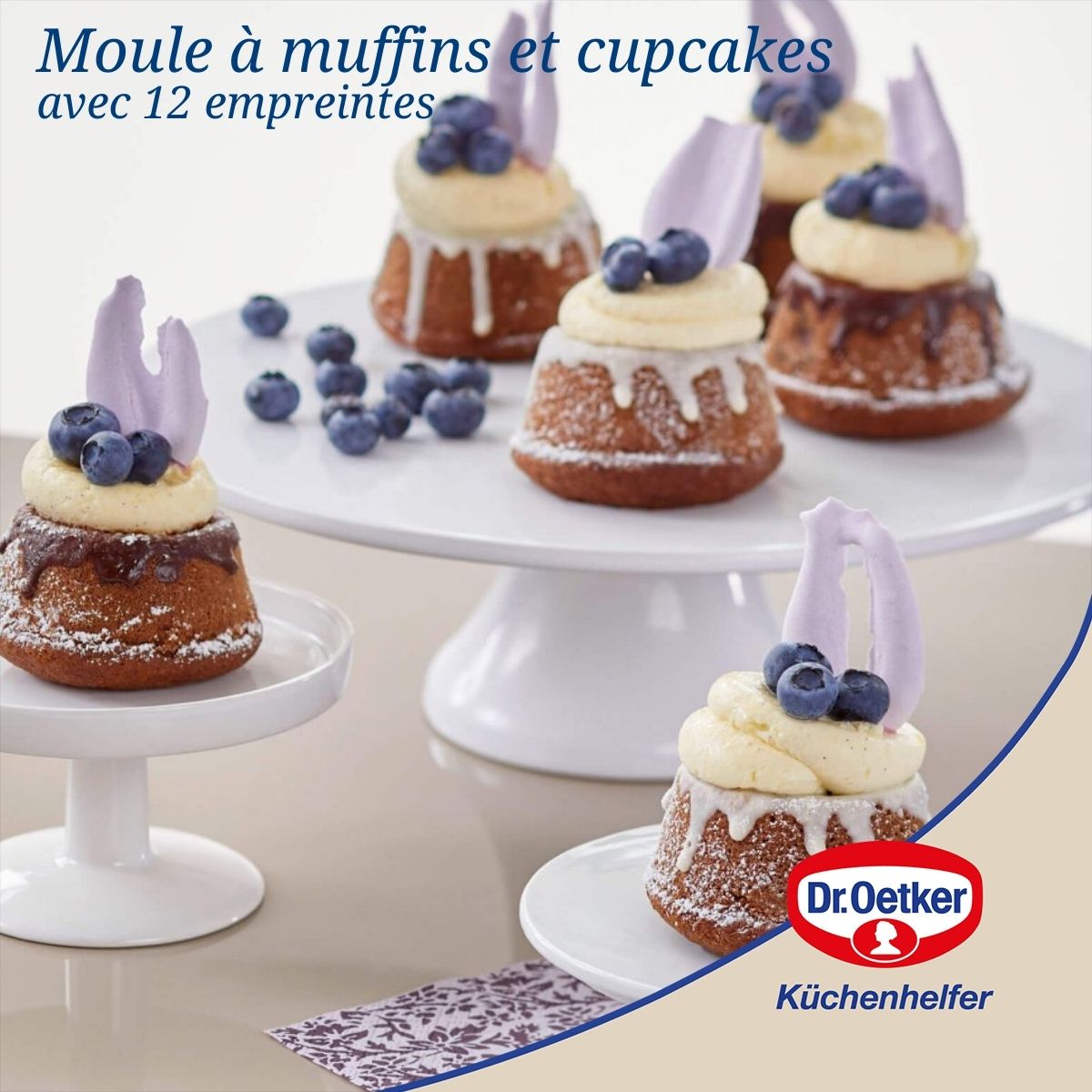 Moule à 12 muffins Dr. Oetker Exclusive Dr. Oetker - Mathon - 2