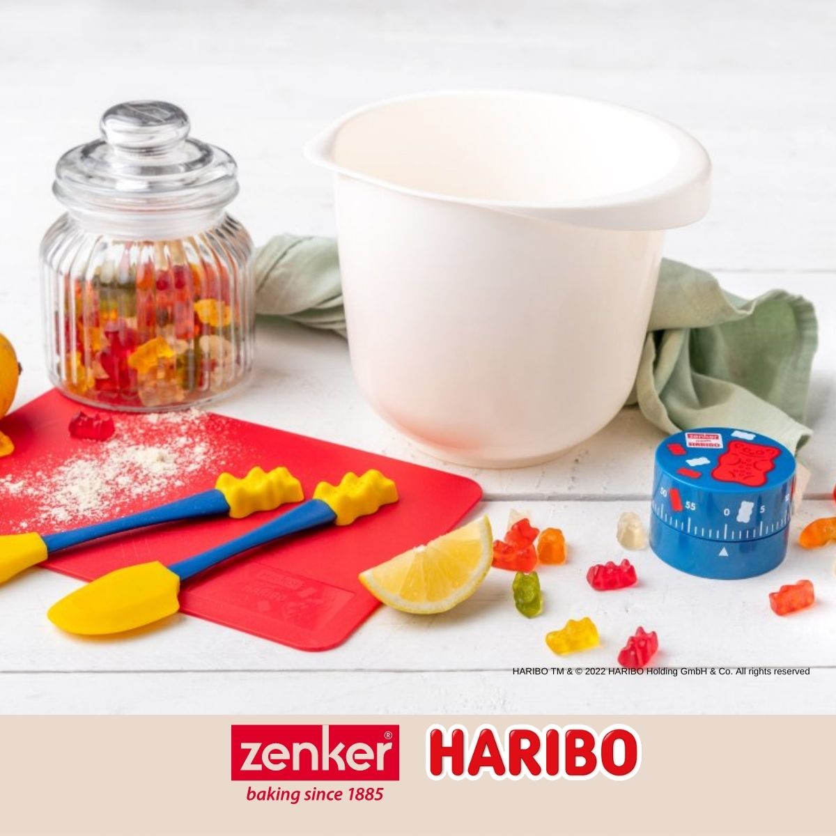 Spatule de cuisine et de pâtisserie en silicone 18 cm Zenker Haribo Zenker - Mathon - 7
