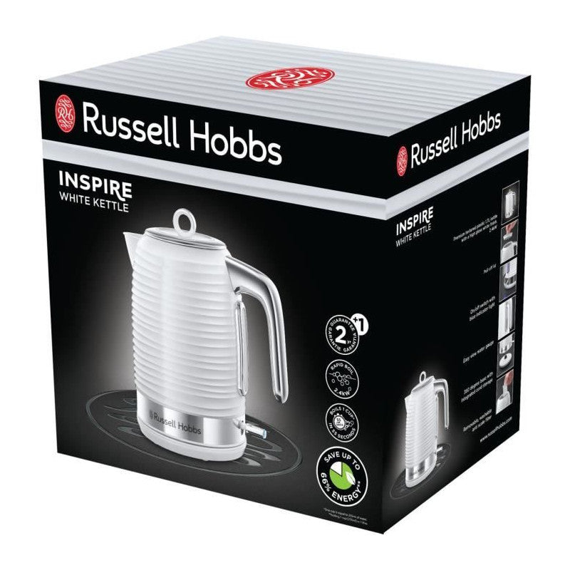 Bouilloire -   - Inspire 24360-70 - 1,7l - Ebullition Rapide - Filtre Anti-calcaire Russell Hobbs - Mathon - 4