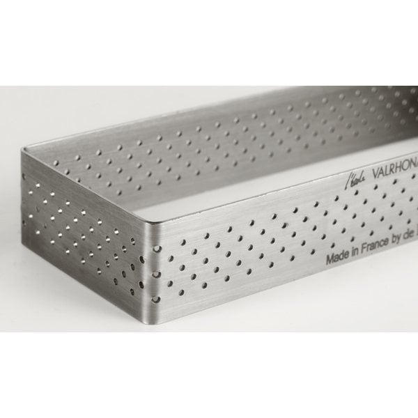 Cercle à tarte rectangulaire perforé 12 x 4 cm De Buyer - Mathon - 3