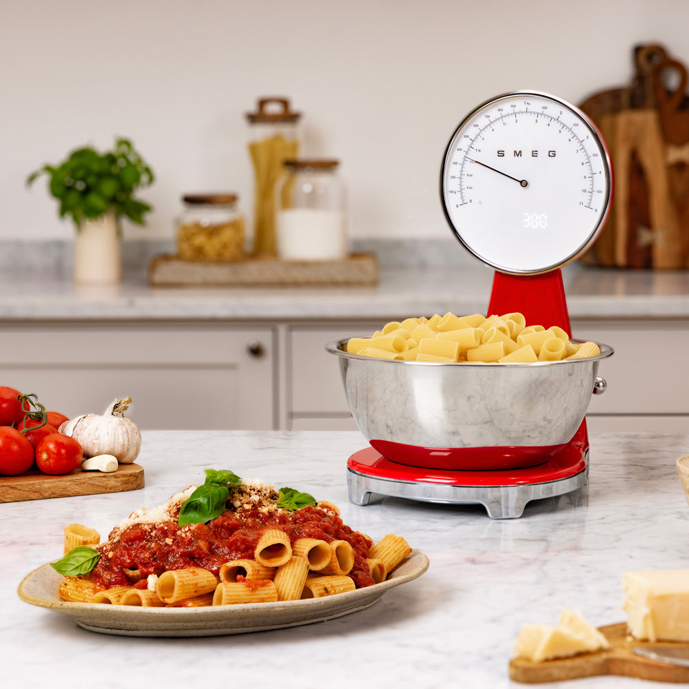 Balance de cuisine Rétro rouge Smeg - Mathon - 3