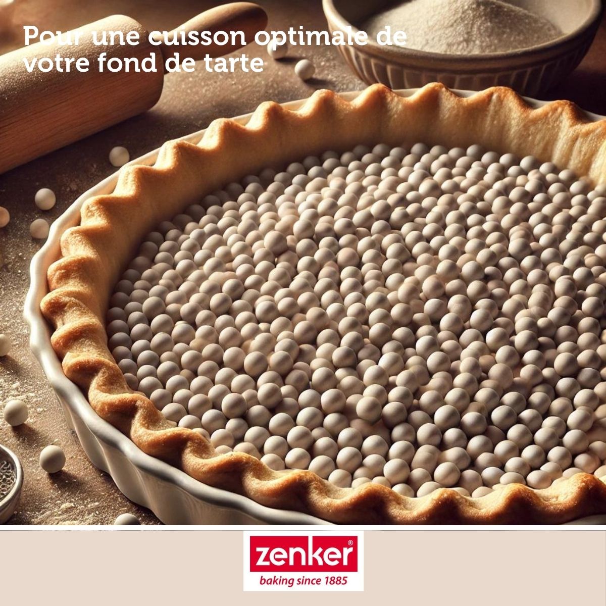 Lot de 2 seaux de billes de cuisson pour pâte sablée, pot de 600 grammes Zenker Smart Pastry Zenker - Mathon - 6
