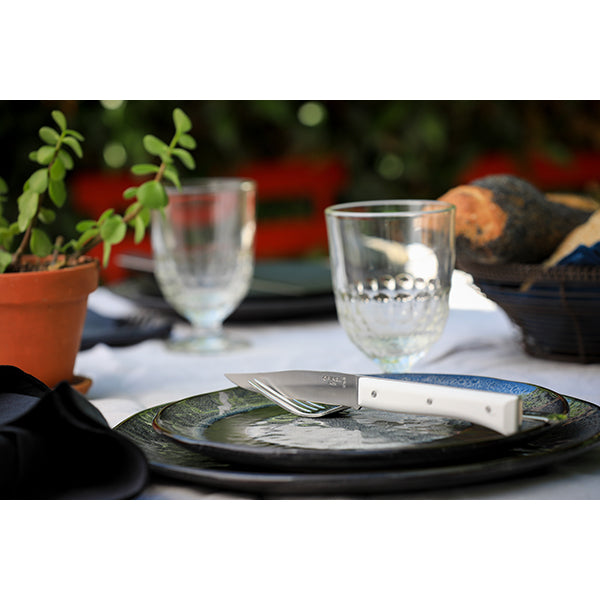 Coffret de 4 couteaux de table à lame lisse Facette blanc Opinel - Mathon - 6