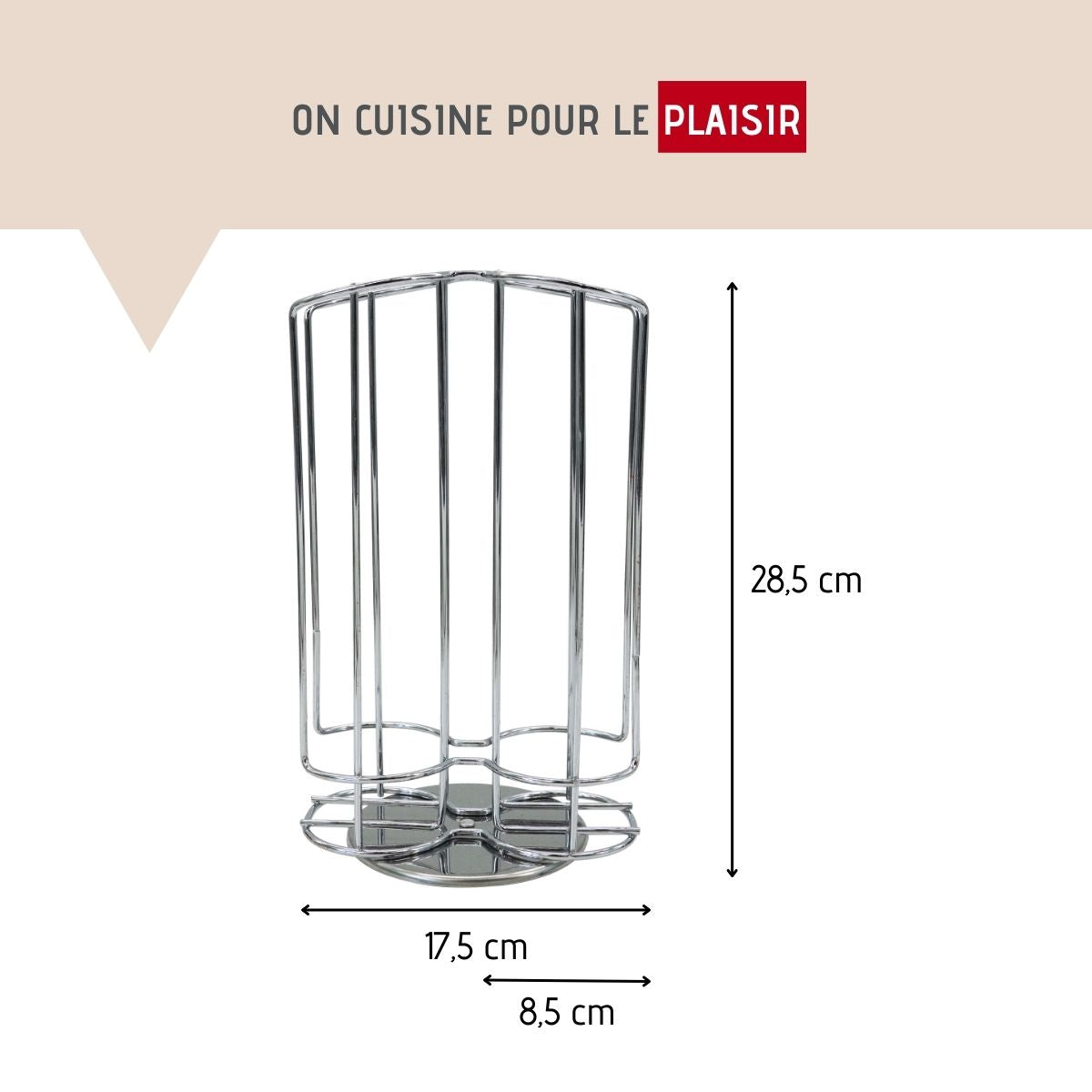 Porte capsules Tassimo rotatif  Petit Déjeuner Fackelmann - Mathon - 5