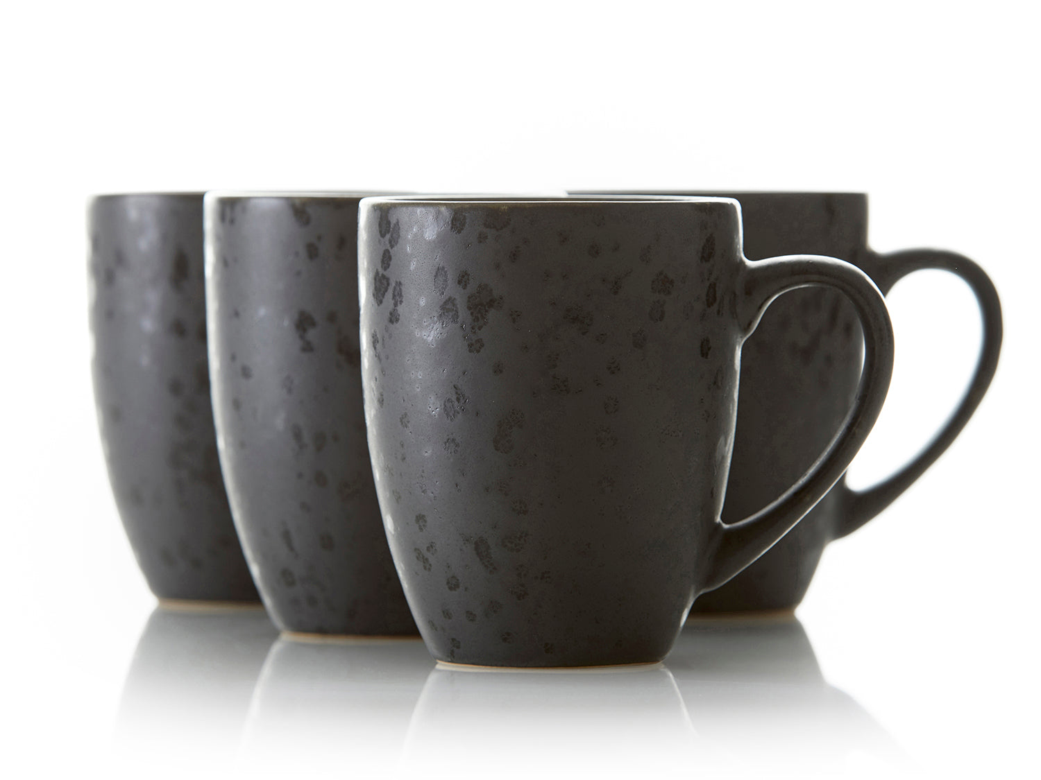 Set de 4 mugs GASTRO en grès Noir/foncé Bitz - Mathon - 9