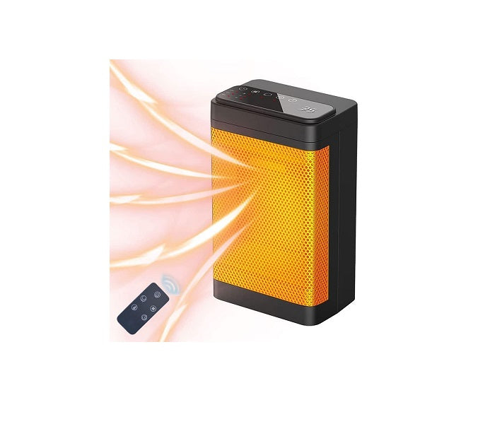 Chauffage soufflant céramique PTC 750W noir Vendos85 - Mathon