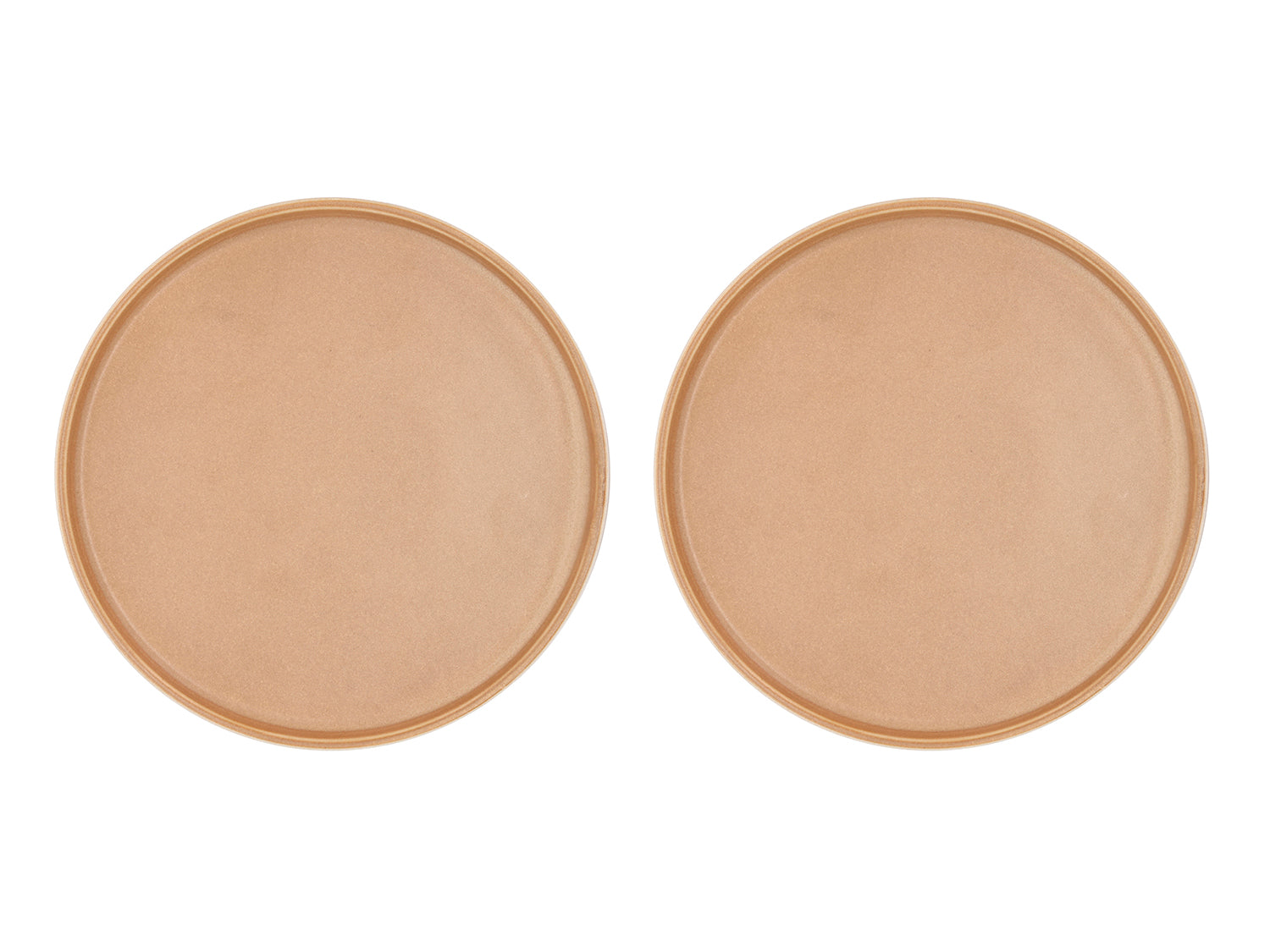 Set de 2 assiettes plates FJORD en porcelaine Crème Villa Collection - Mathon - 3