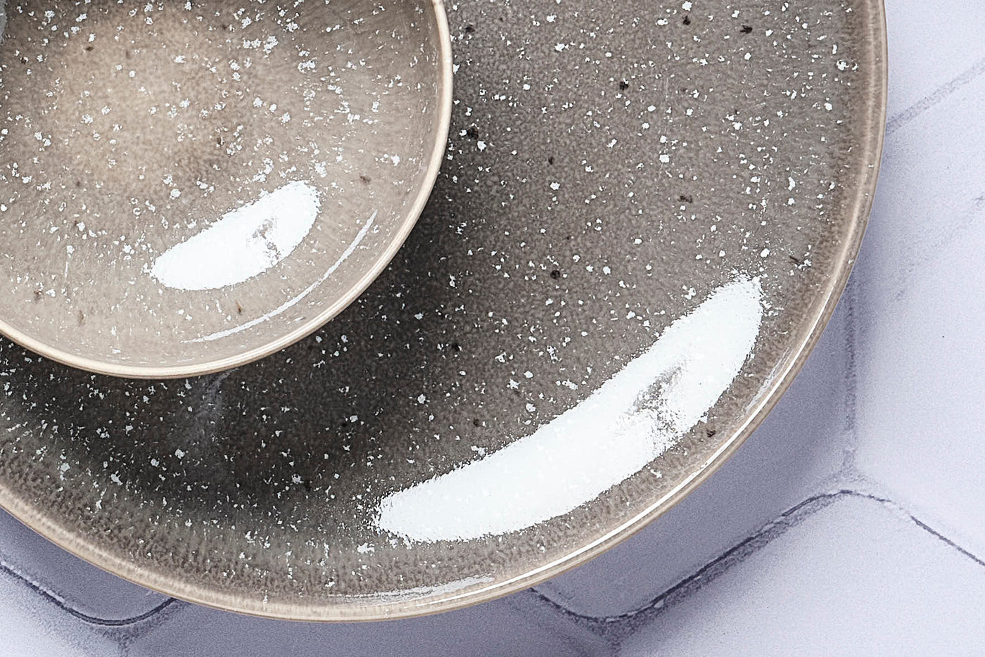 Lot de 18 set les essentiels en grès gris D Björn - Mathon - 3