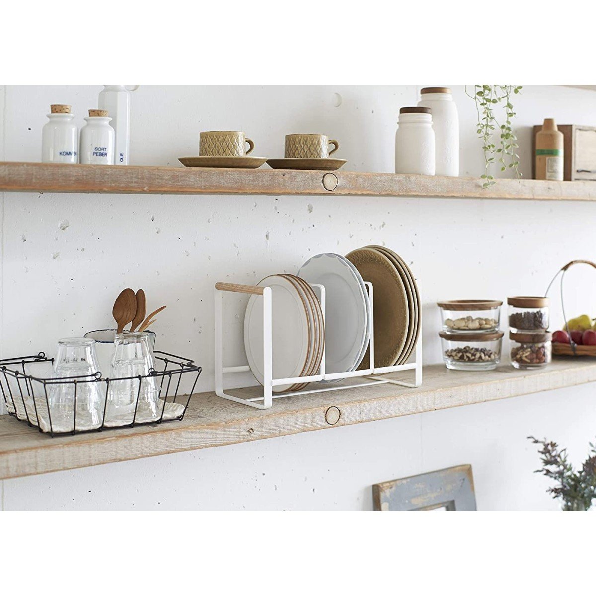 Égouttoir a vaisselle en métal blanc Calicosy - Mathon - 3