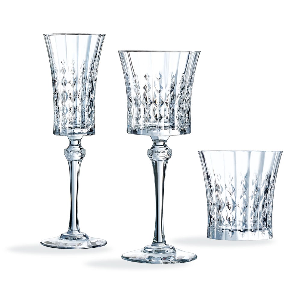 Ensemble de verres, 18 pièces Lady Diamond - Cristal d