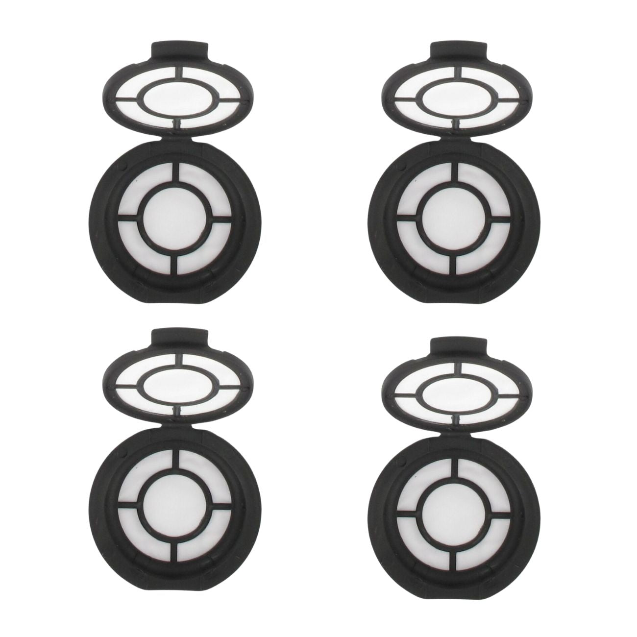 Ensemble de 4 capsules à café réemployables compatibles Senseo  Petit Déjeuner Fackelmann - Mathon - 1