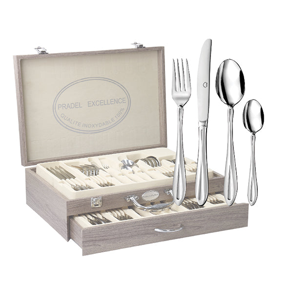 Ménagère 48 pièces Miroir inox Pradel Excellence - Mathon - 1