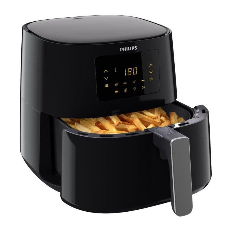 Friteuse Sans Huile   Airfryer Xl Série 3000 Hd9270/70, 1,2 Kg, Technologie Rapid Air, 7 Préréglages, Noir Philips - Mathon - 2