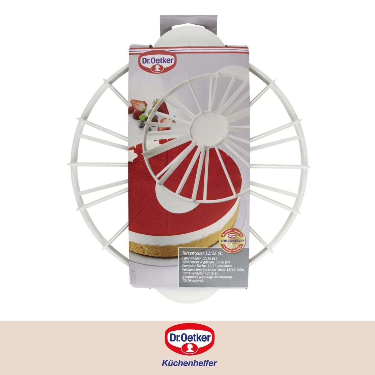 Diviseur de gâteaux 12/16 parts  Baker Edition Dr. Oetker - Mathon - 5