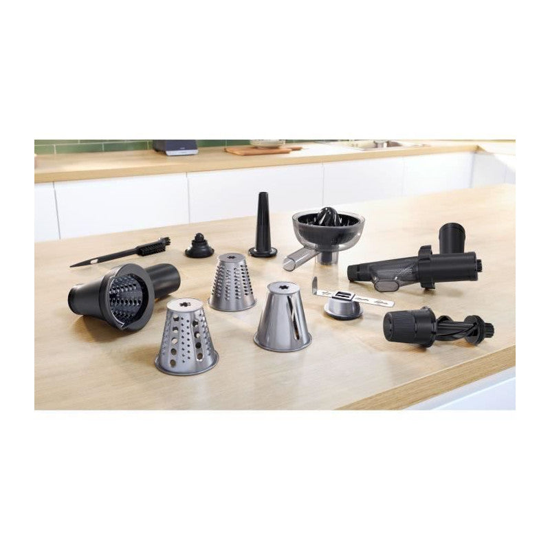 Hachoir A Viande   Série 6 Mfws640b - 500 W - 3,5 Kg/mn - 3 Grilles De Hachoir - Noir Bosch - Mathon - 6