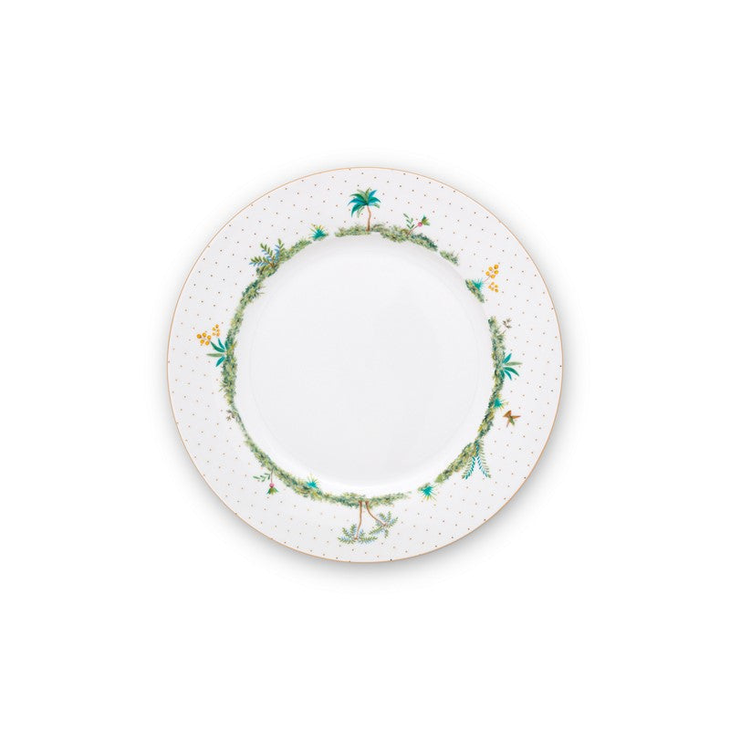 Lot de 6 Assiettes plate Jolie pois or - 26,5cm Pip Studio - Mathon
