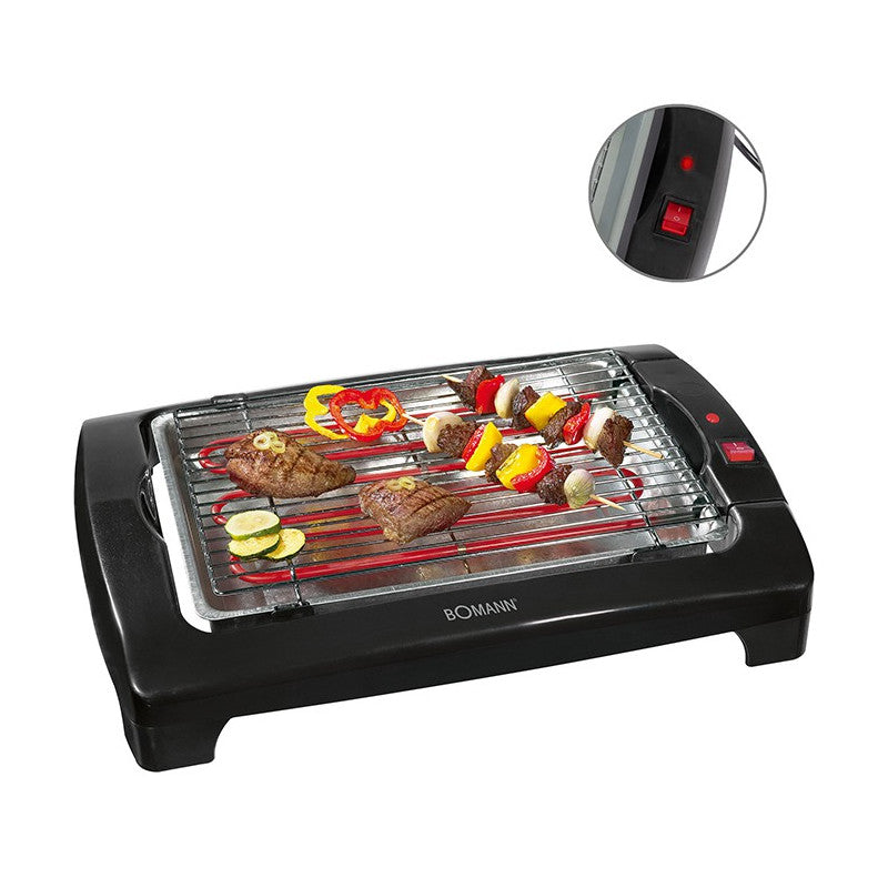 Barbecue Grill électrique de table 2000W Bomann BQ 1240 N CB Noir Bomann - Mathon - 2