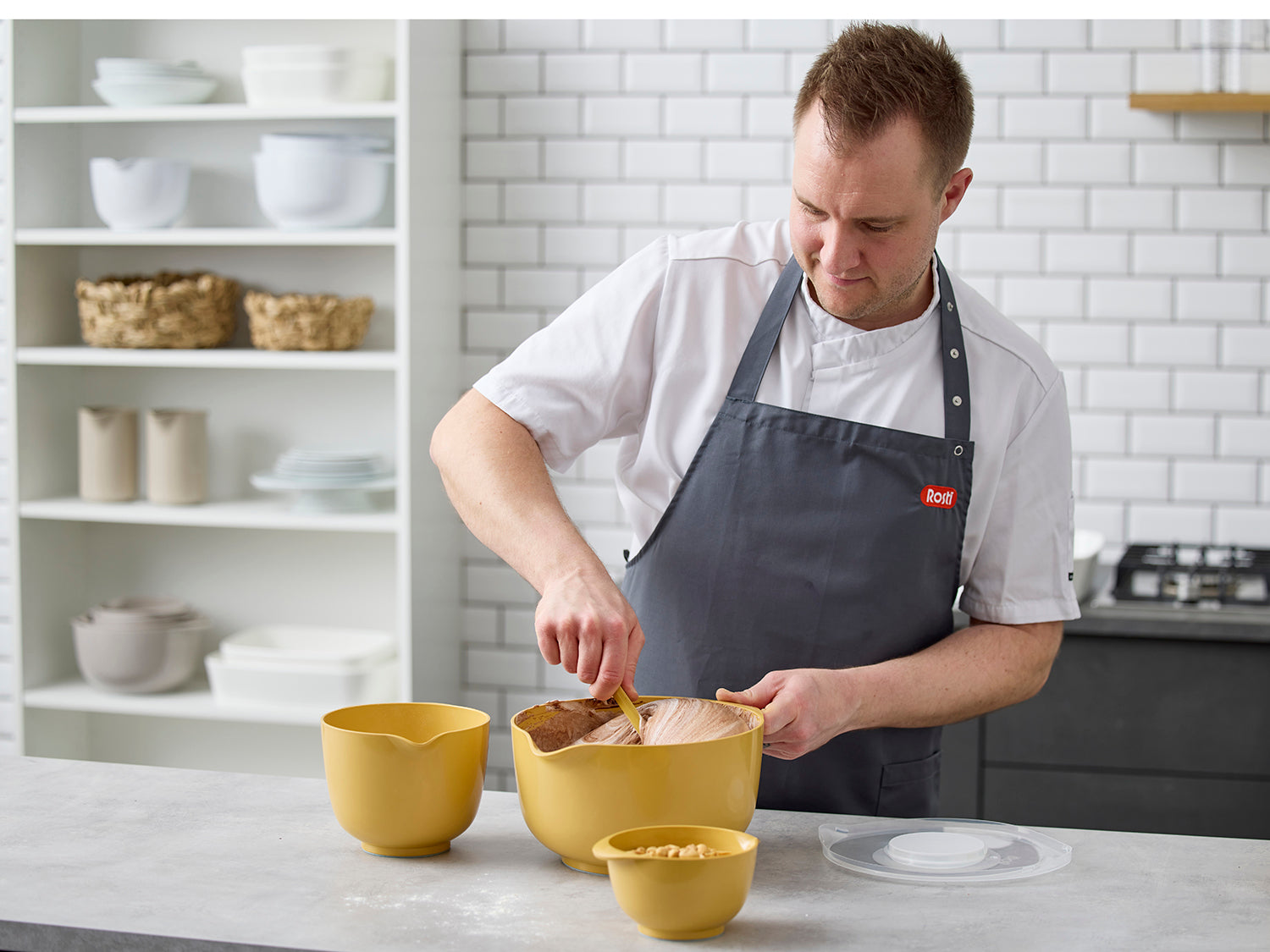 Bol à mixer NEW MARGRETHE en durostima® Curry Rosti - Mathon - 8