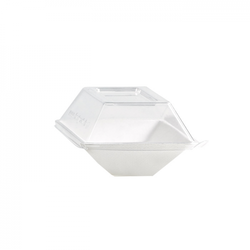 50Pcs - Couvercle dôme rectangulaire transparent en plastique PET  132x88x33mm FirstPack - Mathon - 1