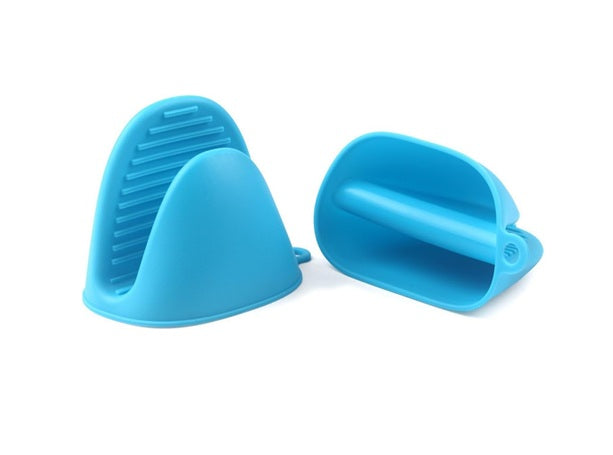 Gants de cuisine en silicone antidérapants bleu Vendos85 - Mathon