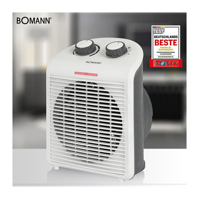 Chauffage soufflant 2000W Bomann HL 6040 CB Blanc Bomann - Mathon - 5