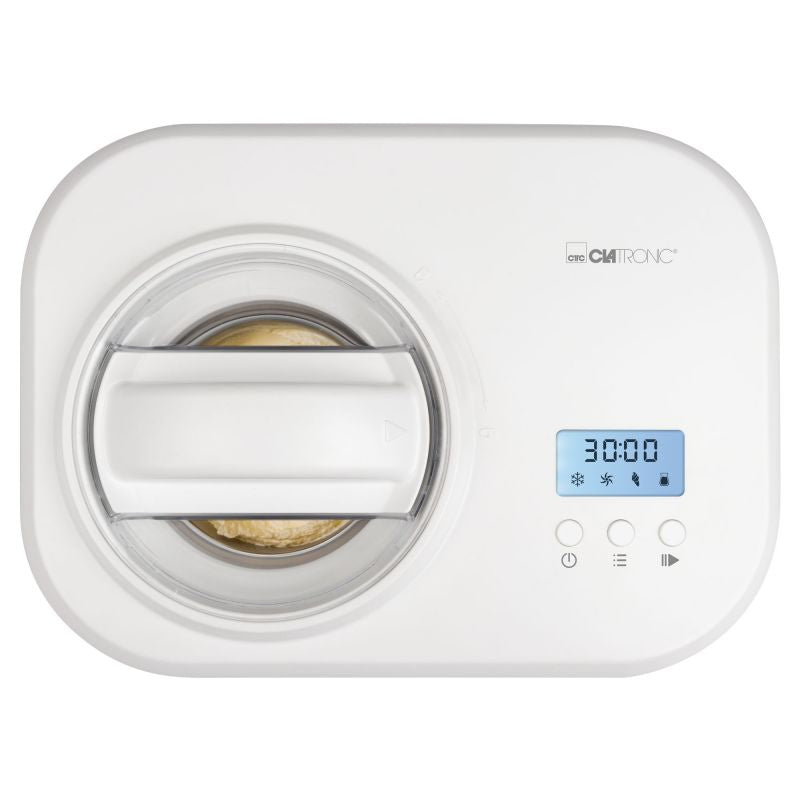 Machine à glace/Sorbetière 1L Blanc Clatronic ICM3799-Blanc Clatronic - Mathon - 2