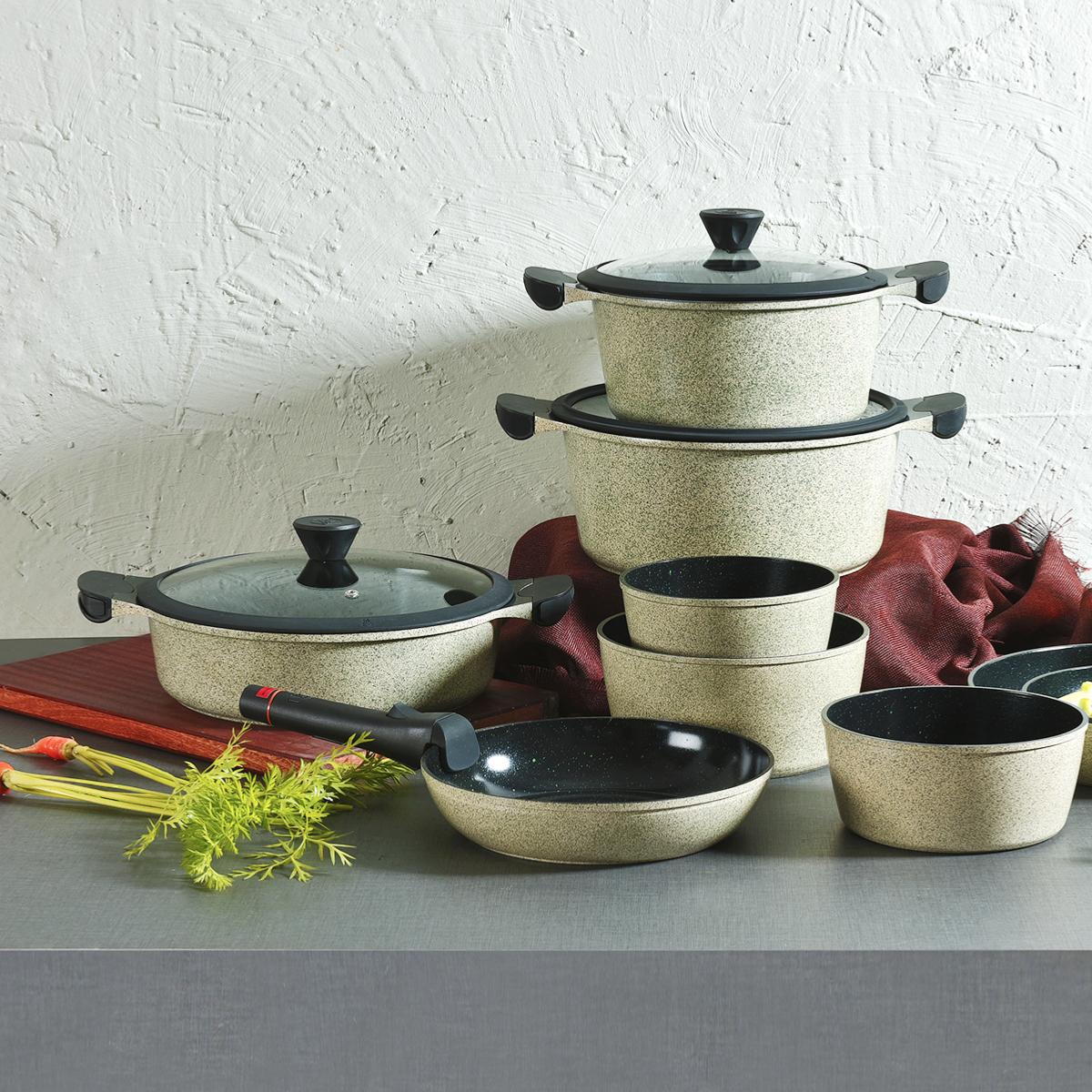 Faitout vert 28cm - "Jade" Laguiole Cuisson - Mathon - 3